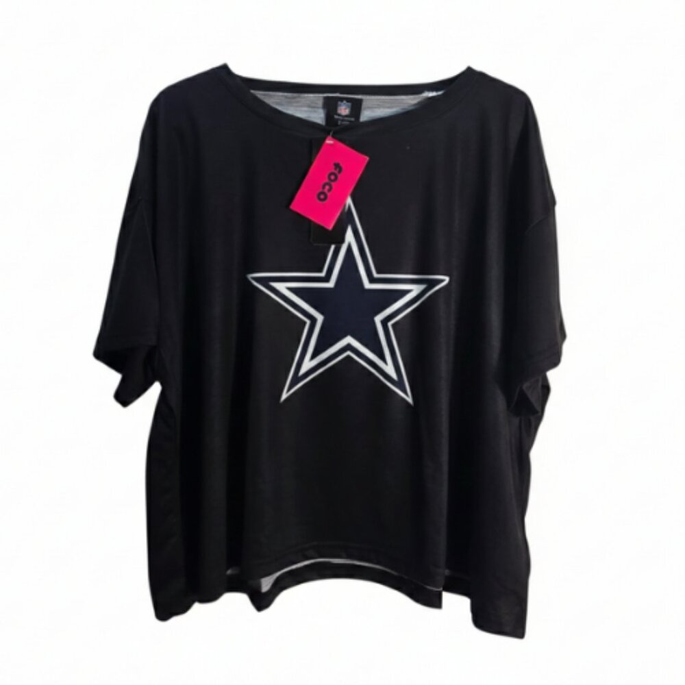 NWT | NFL Dallas Cowboys Oversized Graphic Tee | FOCO Team Apparel | Size 2XL